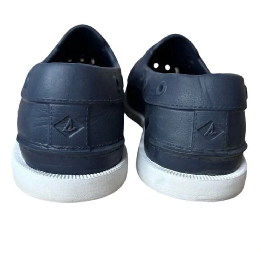Sperry Top-Sider Molded Blue‎ Navy Float Boat Water Shoes Slip Ons Unisex M5 W7